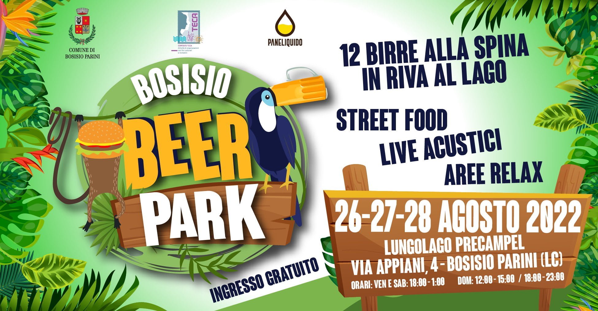 𝑴𝑬𝑵𝑨𝑮𝑶𝑺𝑻𝑶 Urban Beer Garden | Dal 9 Al 21 Agosto, Carate Brianza \ Birrificio Menaresta